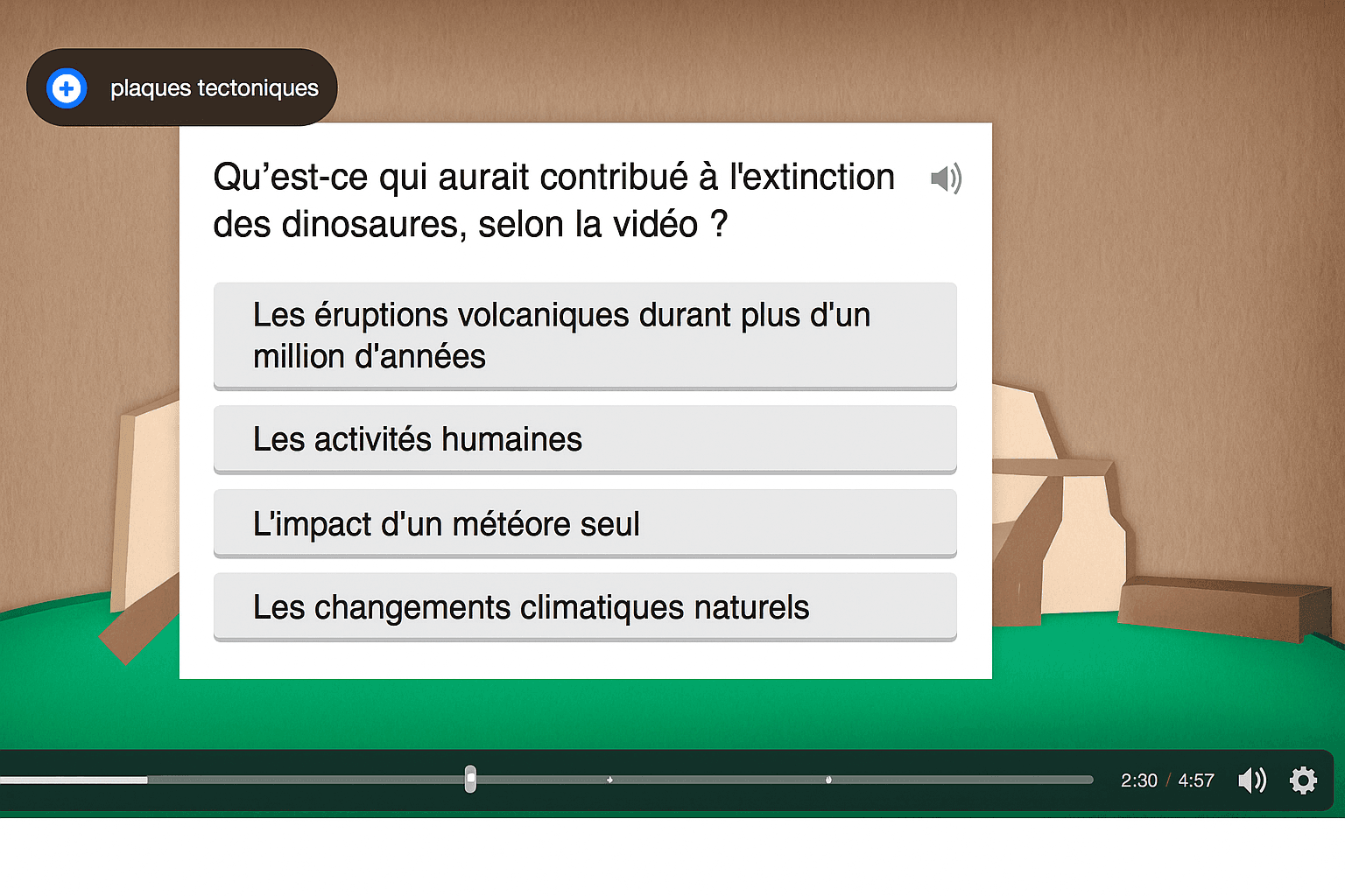 Illustration vidéo interactive